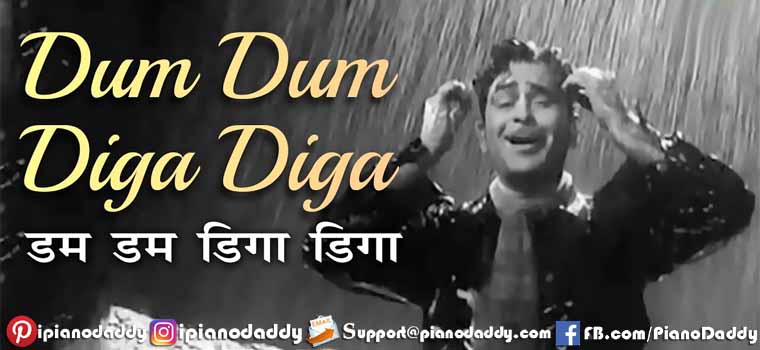Dum Dum Diga Diga (Chhalia) Piano Notes