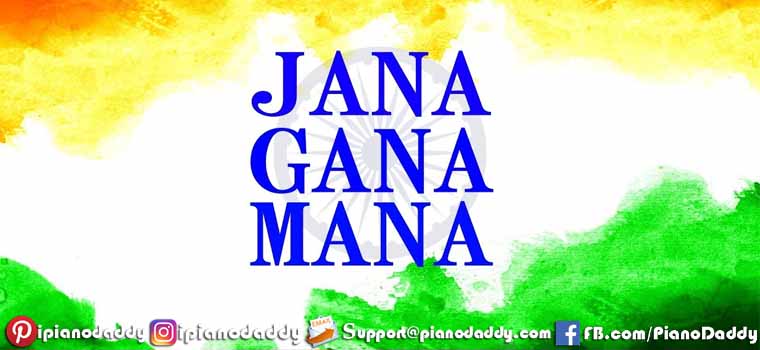Jana Gana Mana India National Anthem Piano Notes