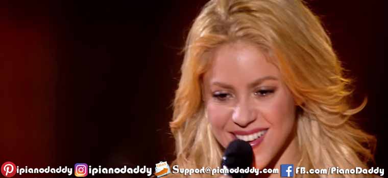 Nothing Else Matters (Shakira) Piano Notes