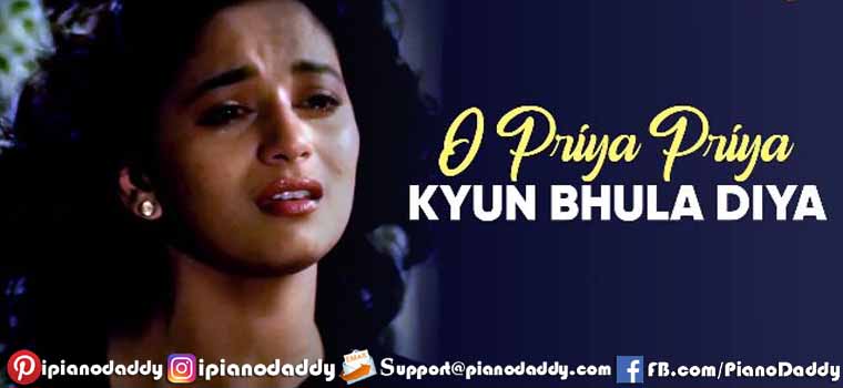 O Priya Priya (Dil) Piano Notes